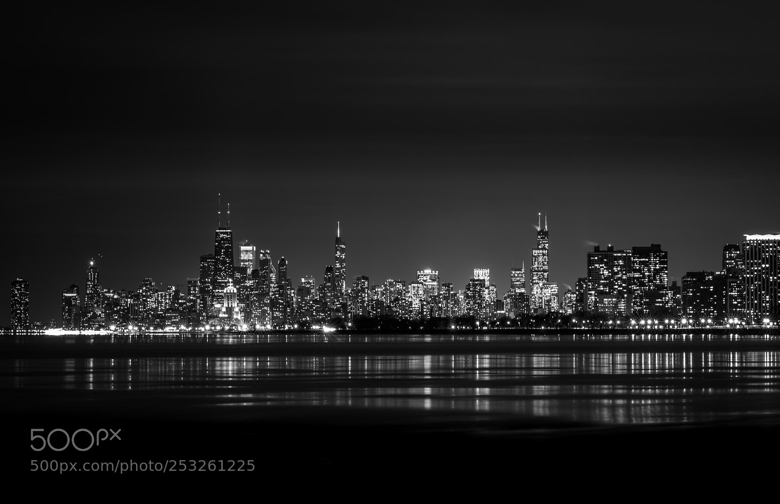 Nikon D850 sample photo. Chicago in the dark photography