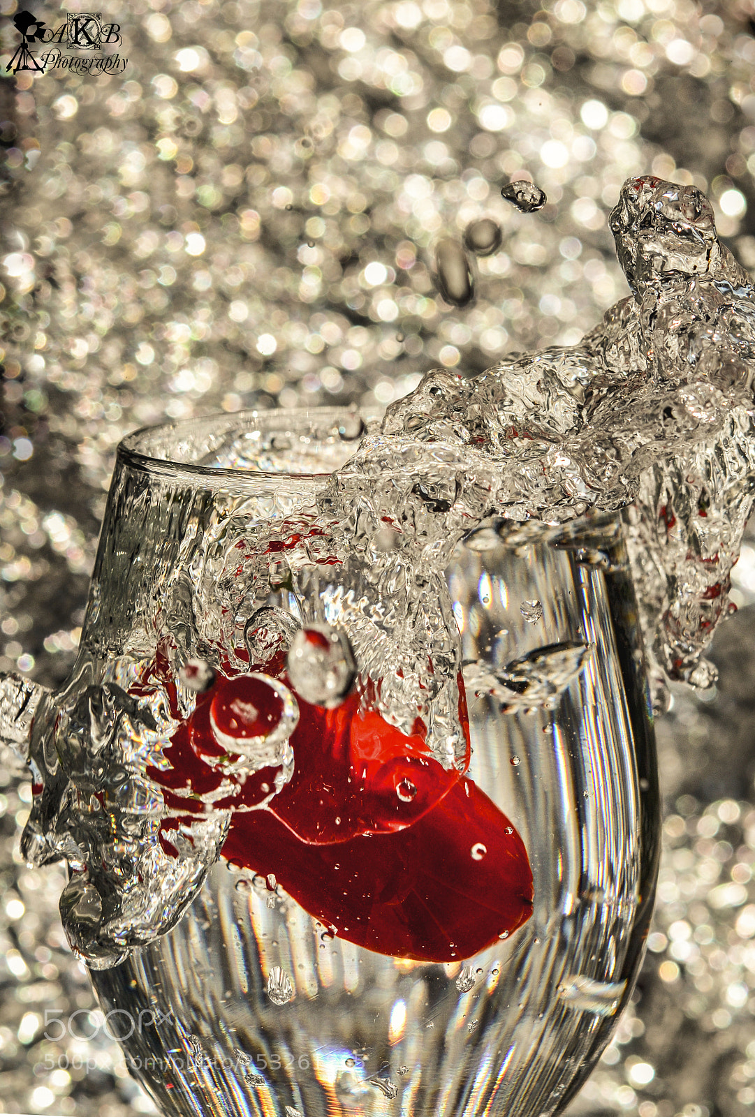 Nikon D5100 sample photo. Icy splash photography