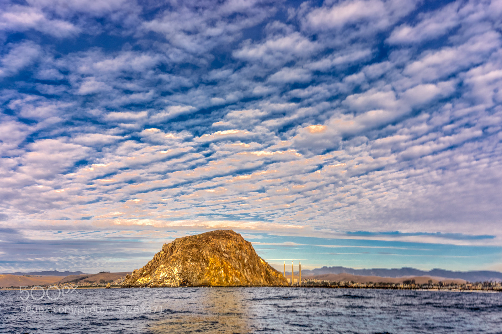 Sony a6000 sample photo. Altocumulus over morro rock photography