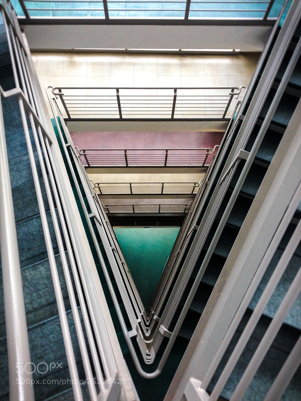 Apple iPhone 5 sample photo. Stairwell photography