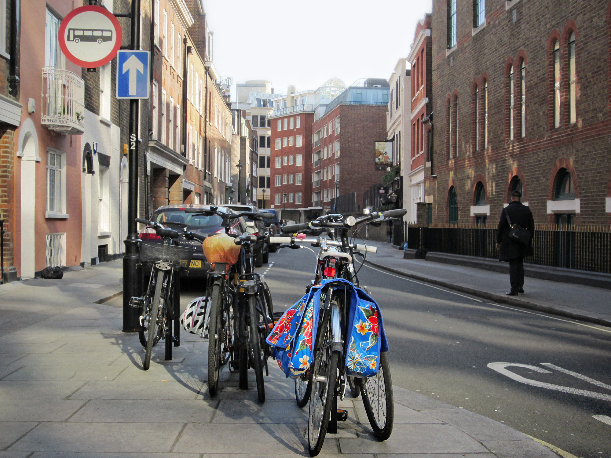 Canon PowerShot ELPH 300 HS (IXUS 220 HS / IXY 410F) sample photo. Parked bikes photography