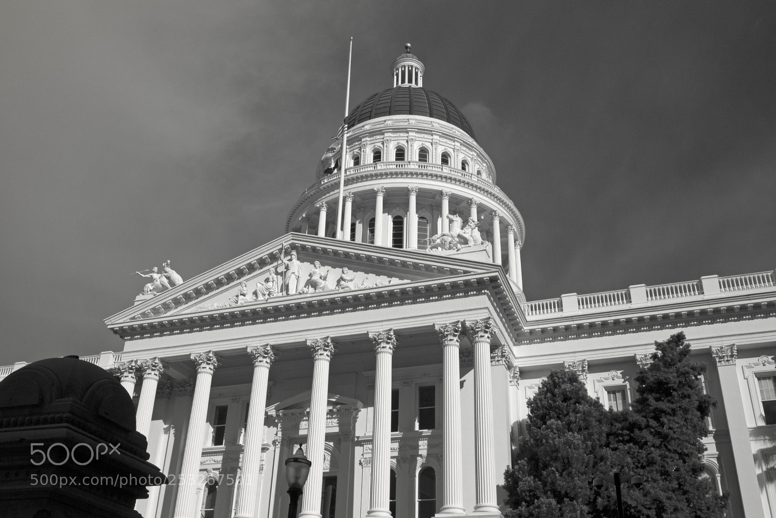 Panasonic Lumix DMC-G5 sample photo. Lumix 594 capitol bw photography
