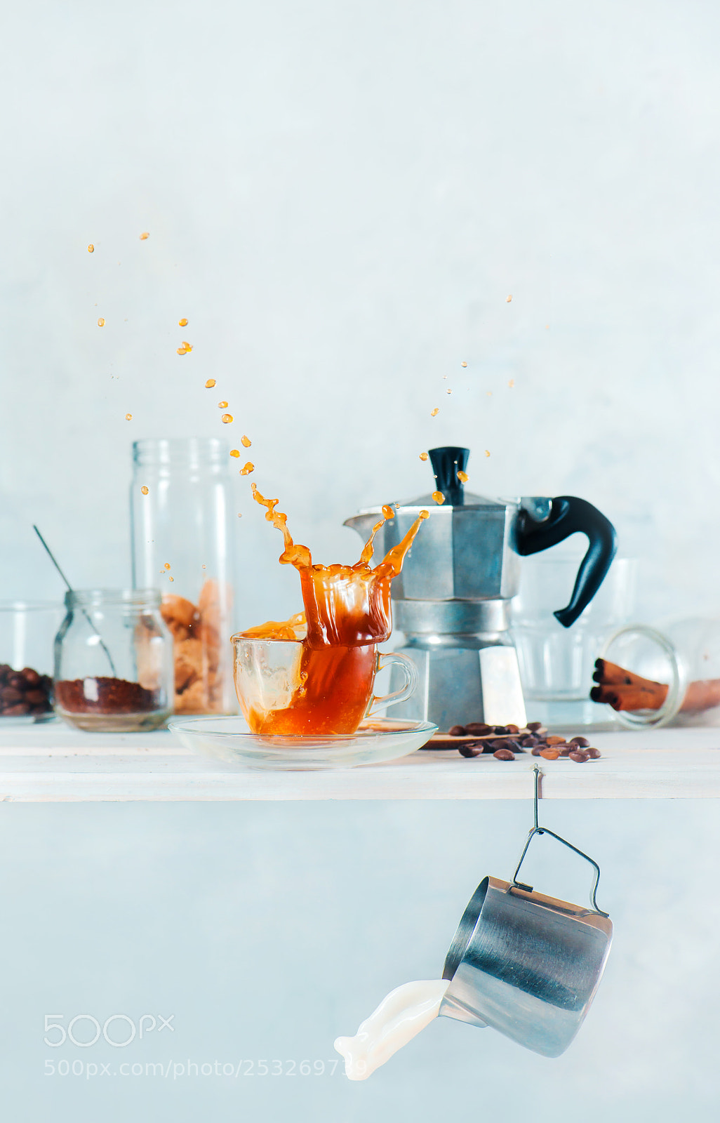 Nikon D800 sample photo. Kitchen shelf with moke photography
