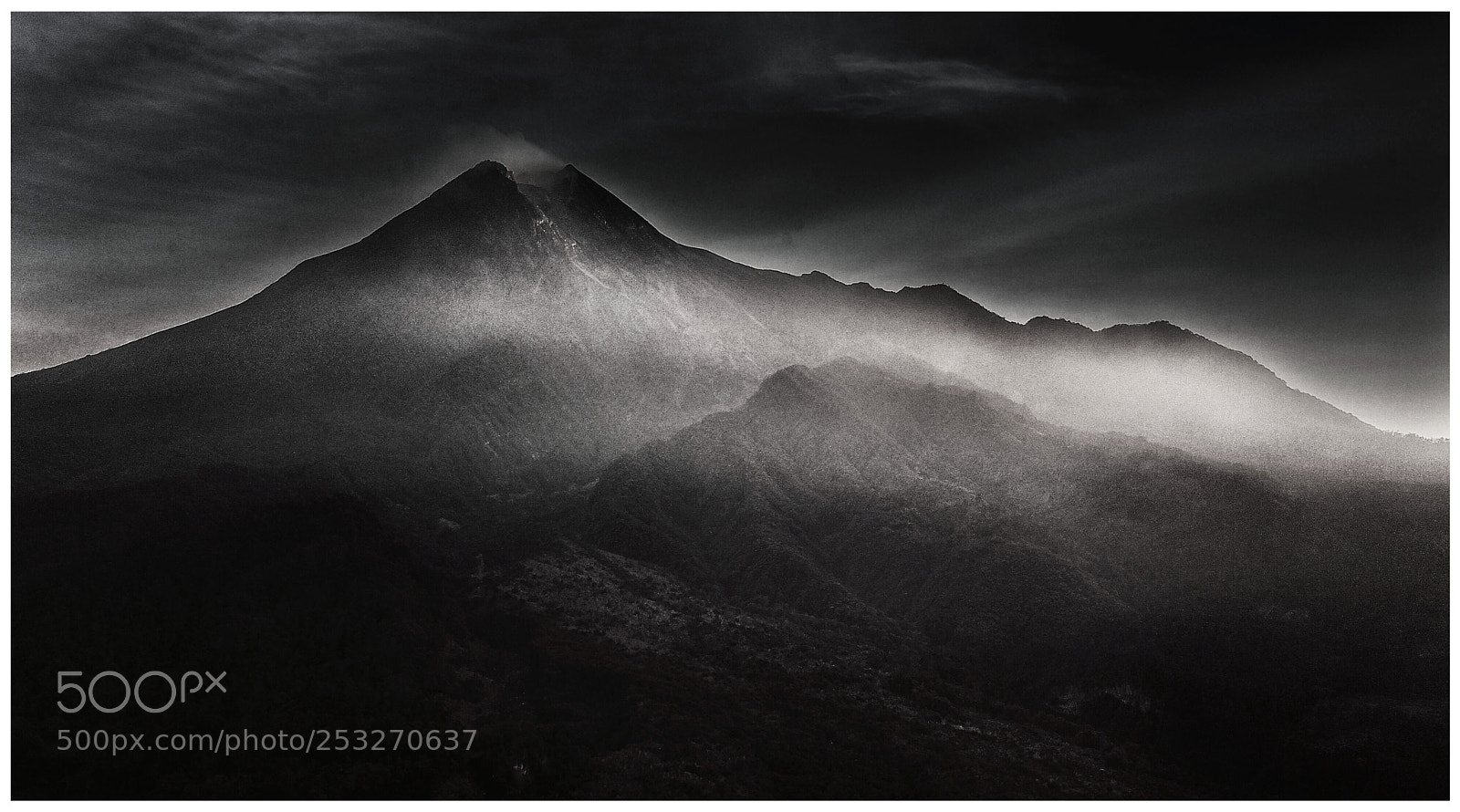 DJI FC220 sample photo. Merapi mountain, yogyakarta photography