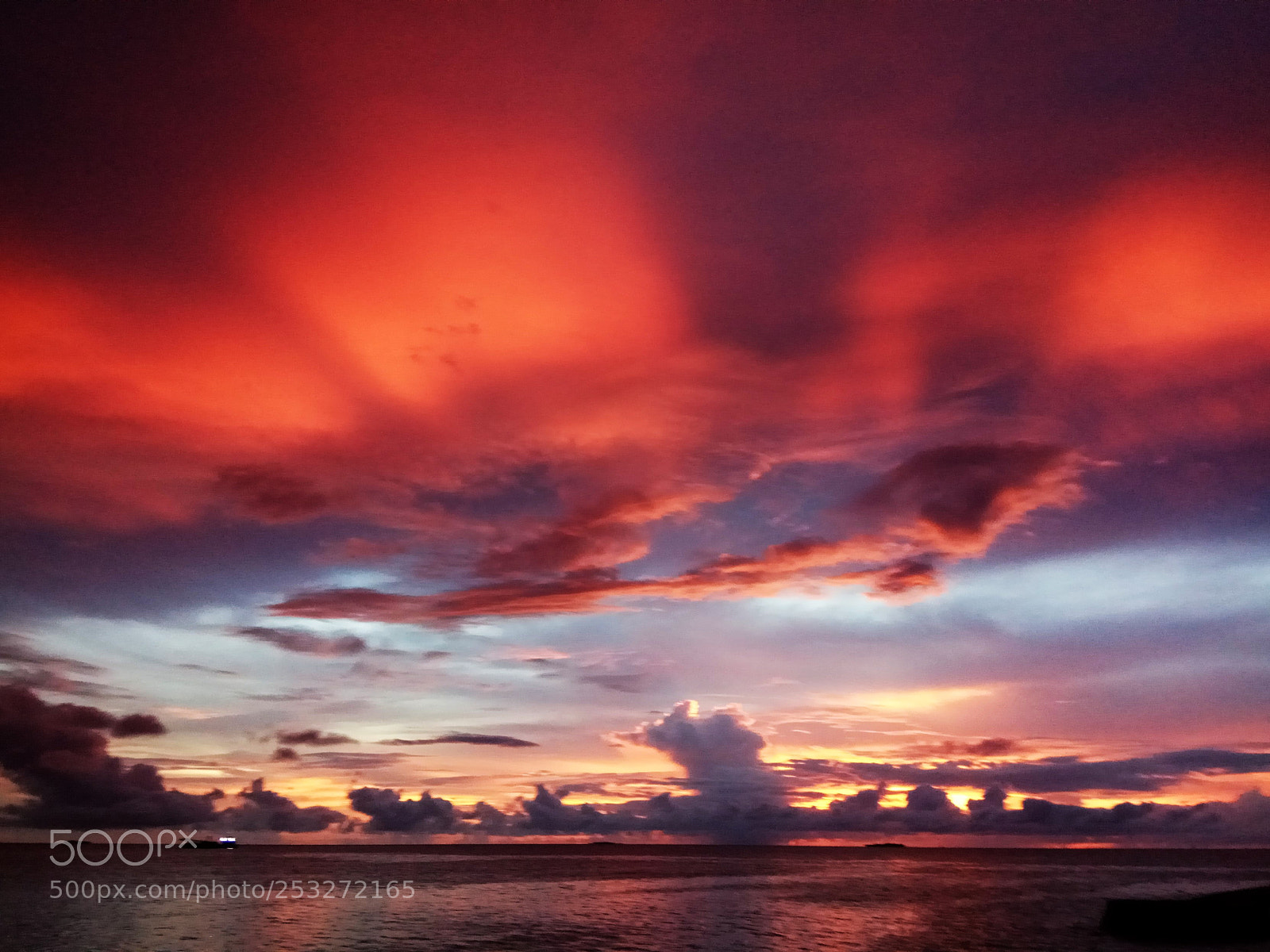Xiaomi Redmi Note 4 sample photo. Red sky photography