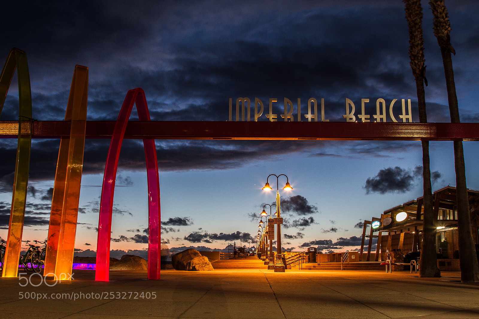 Canon EOS 7D sample photo. Imperial beach at night photography