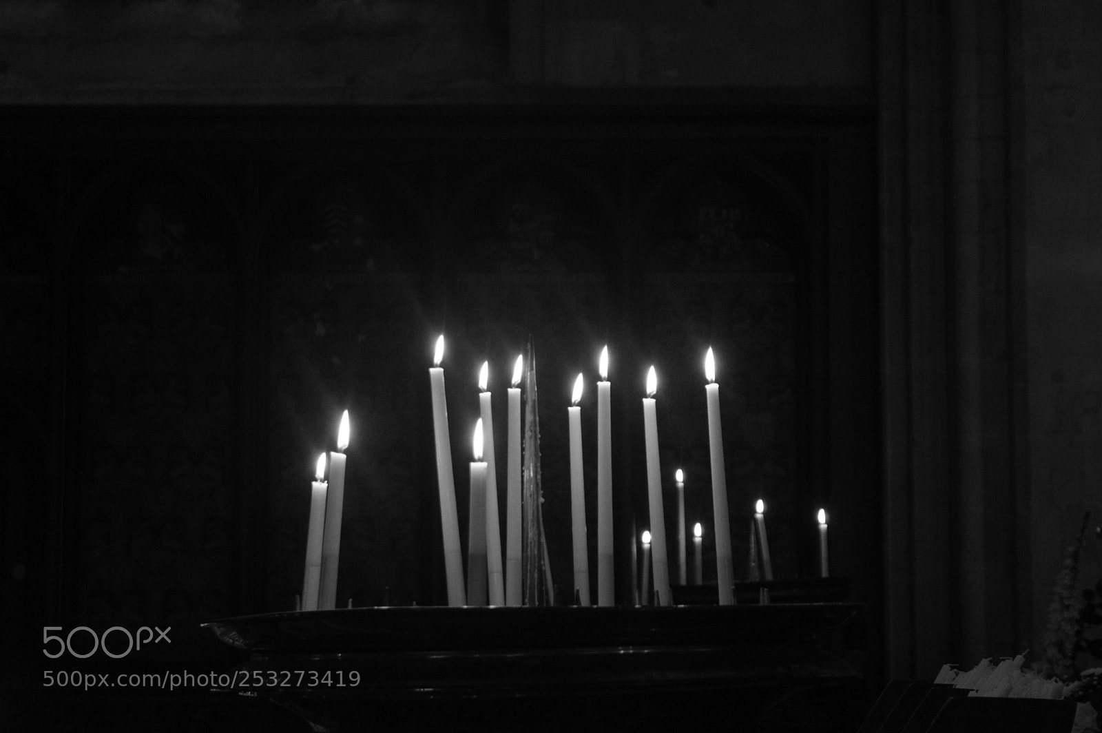 Nikon D3200 sample photo. Church candles photography