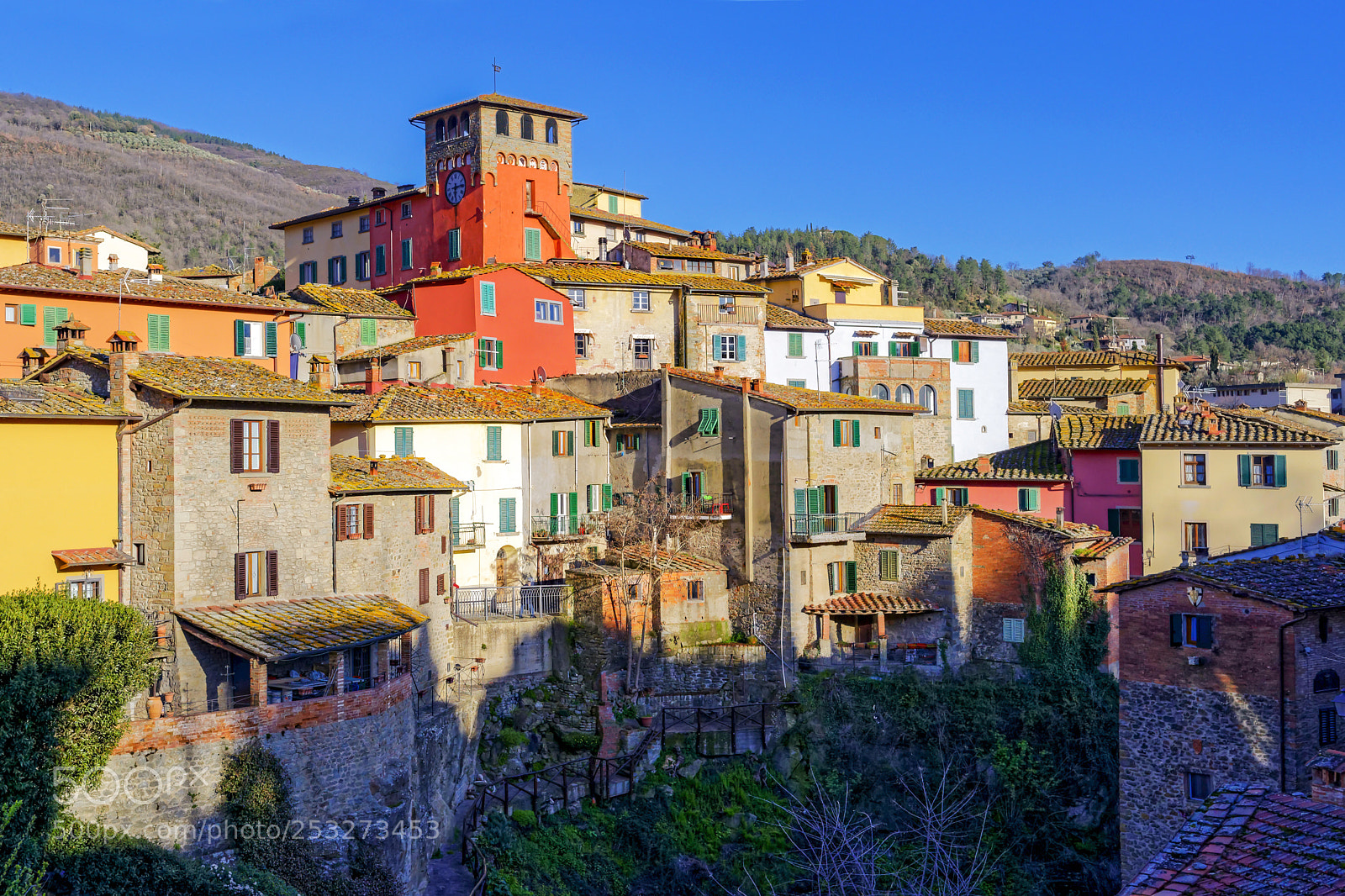 Nikon D800 sample photo. Village in tuscany photography