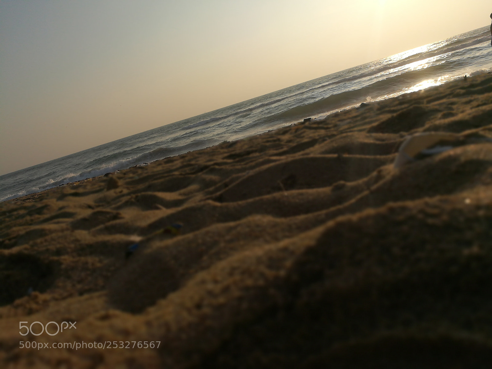 HUAWEI honor 6x sample photo. Sand with sunrise photography
