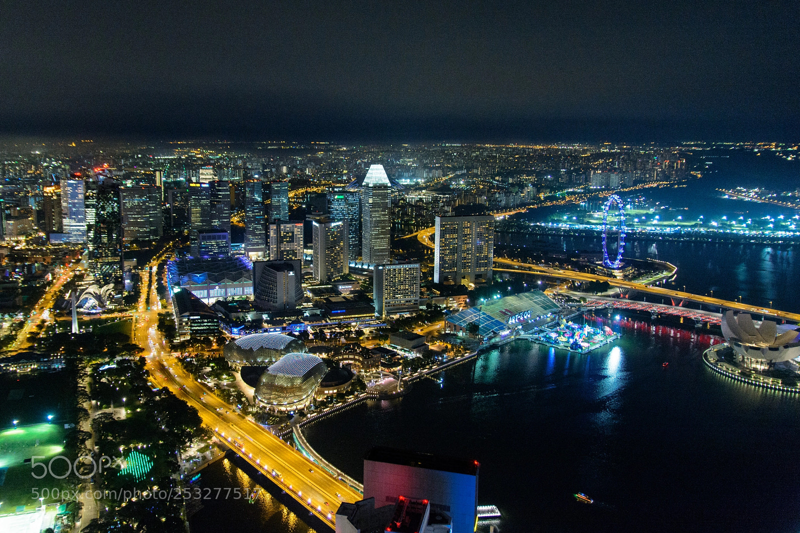 Nikon D7100 sample photo. Singapore from above photography