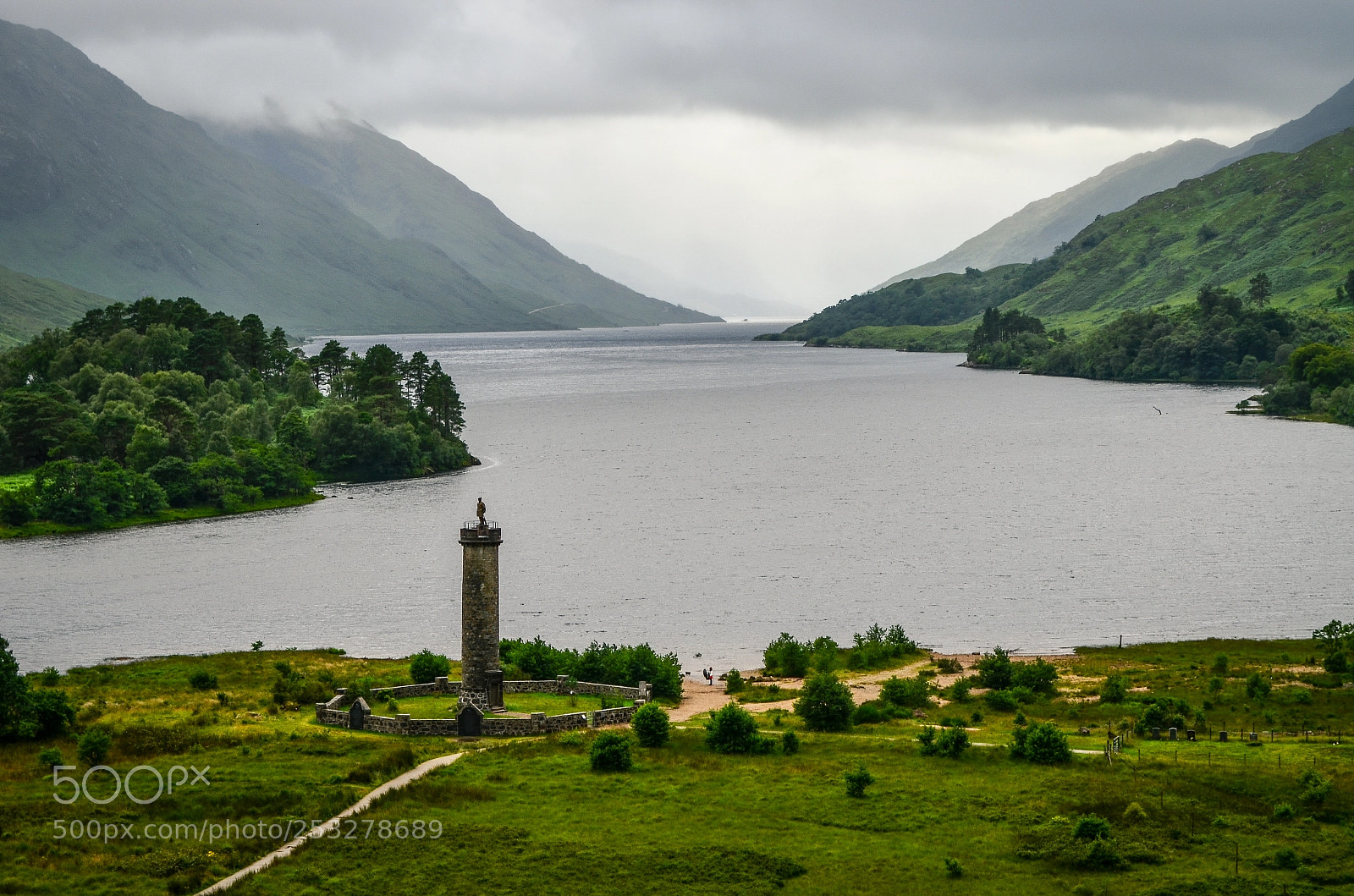 Nikon D5100 sample photo. Storm over glenfinnan photography