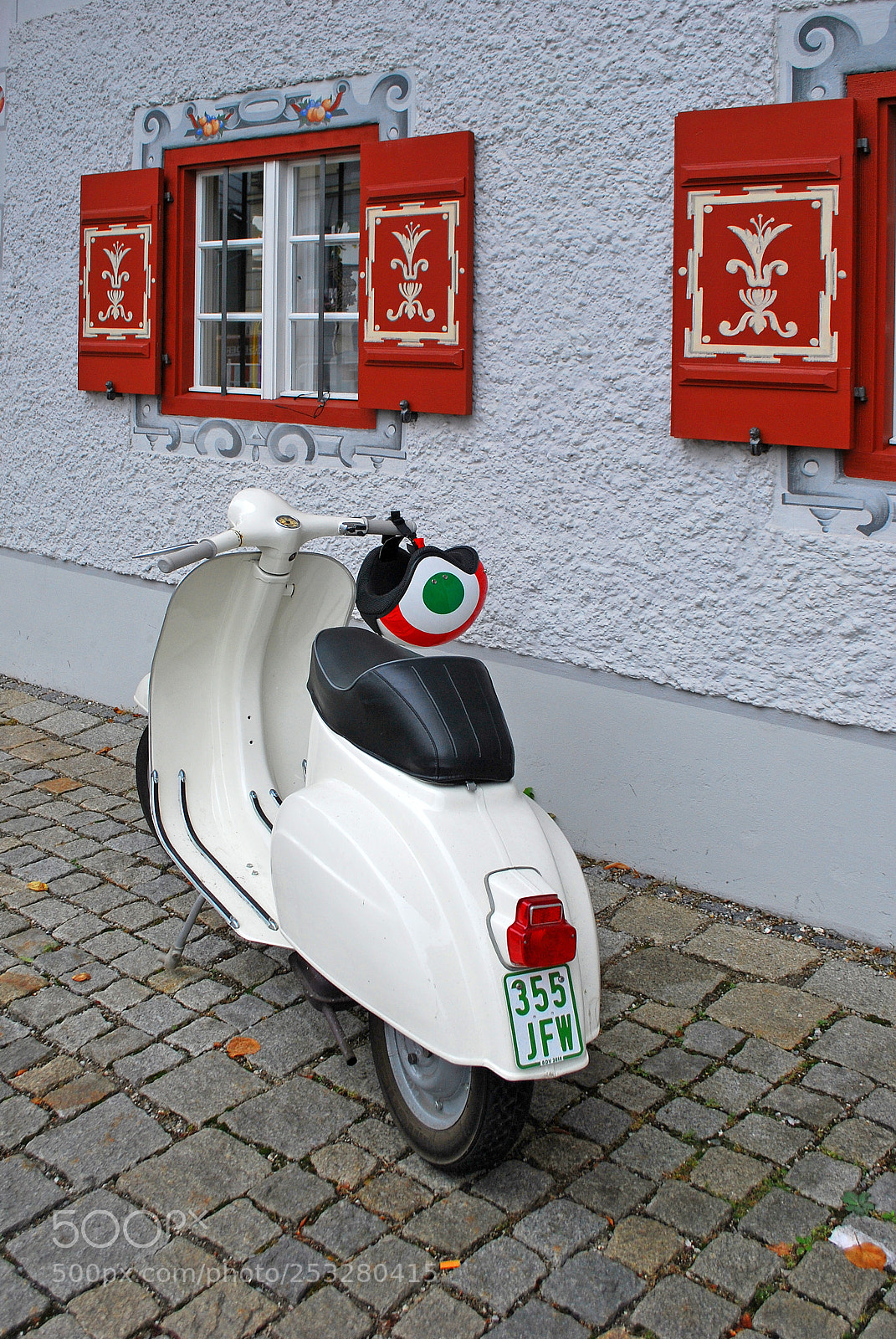 Nikon D60 sample photo. Italian vespa photography