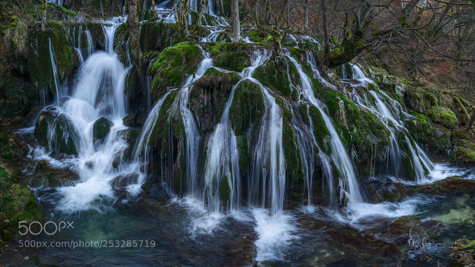 Sony a7 sample photo. Multiple waterfall photography