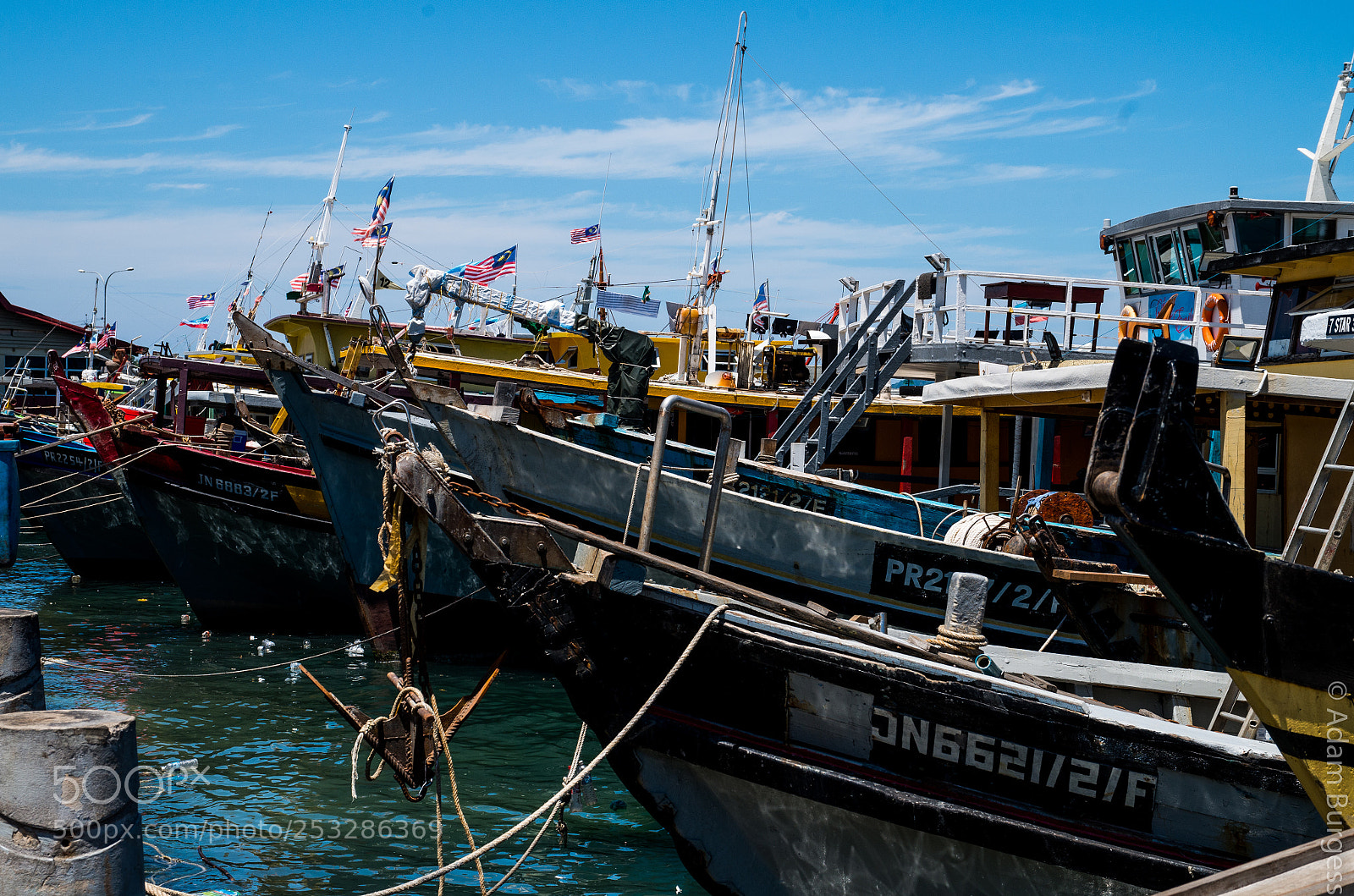 Pentax K-30 sample photo. Fishing boats photography