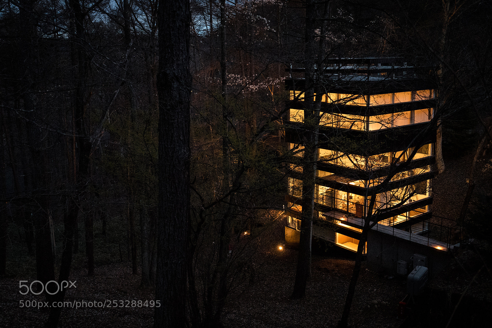 Leica Q (Typ 116) sample photo. House in the dark photography