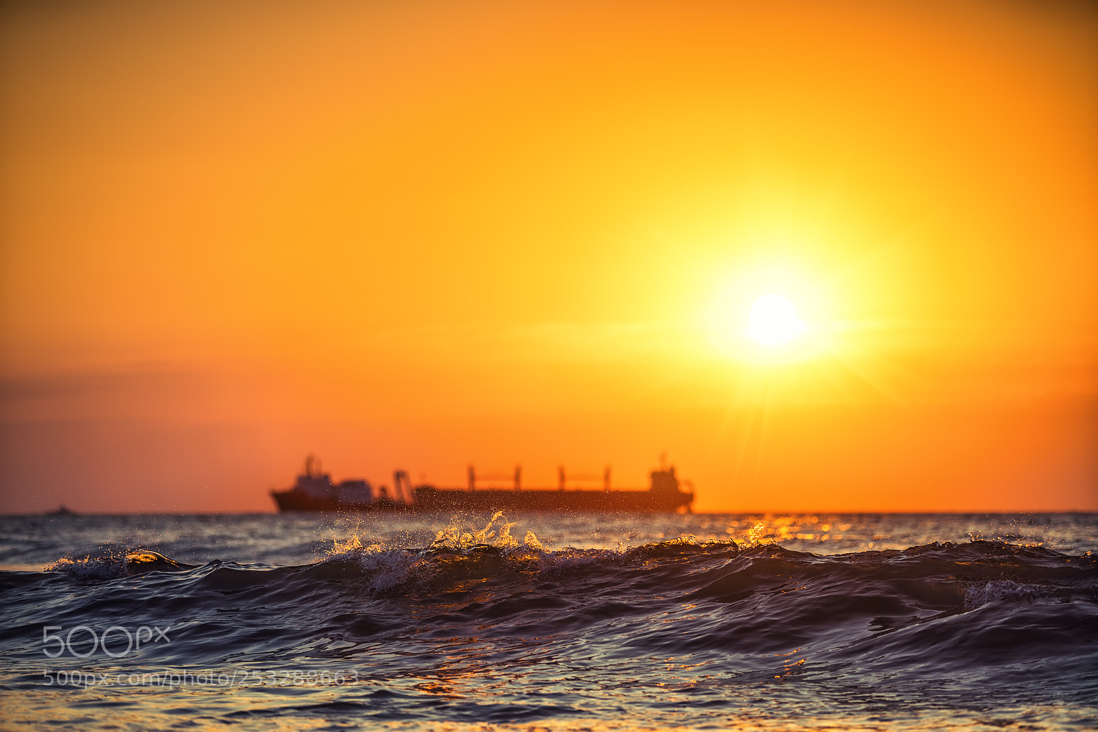 Sony a7R II sample photo. Sun setting at the photography