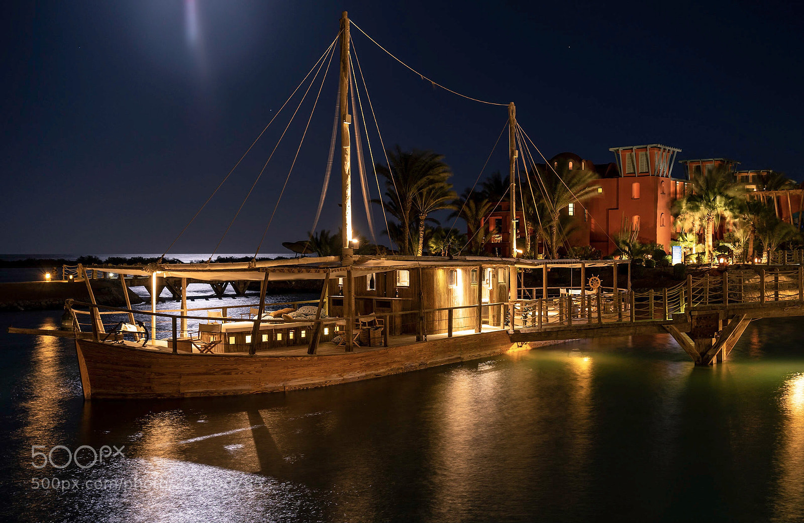 Sony a7 II sample photo. Nightscape red sea photography