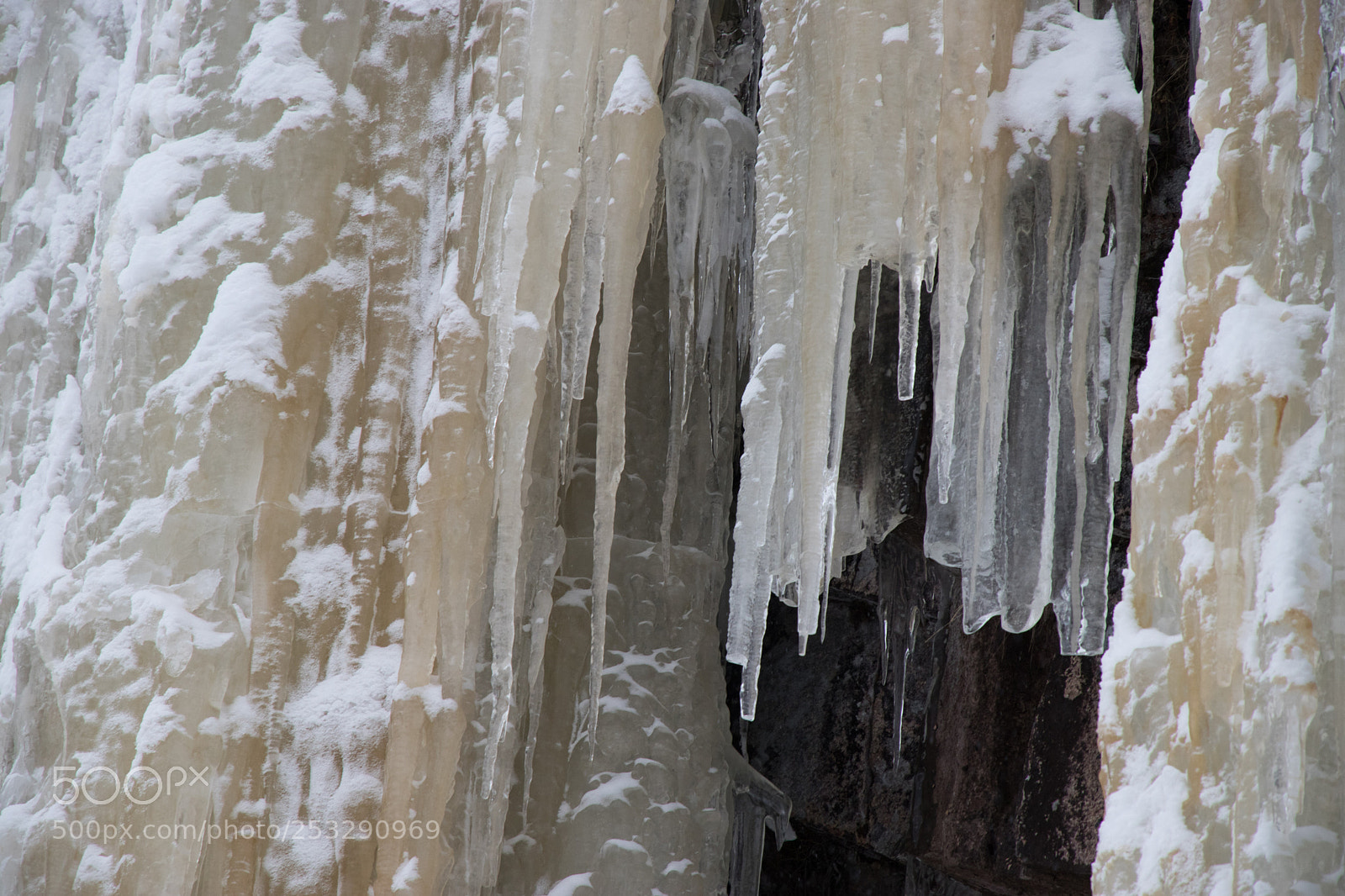 Canon EOS 80D sample photo. Frozen waterfall photography