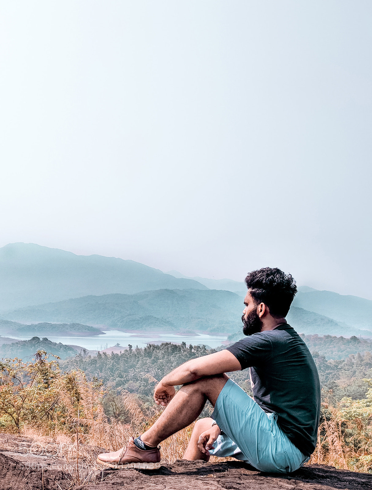 Google Pixel XL sample photo. Banasura sagar dam photography
