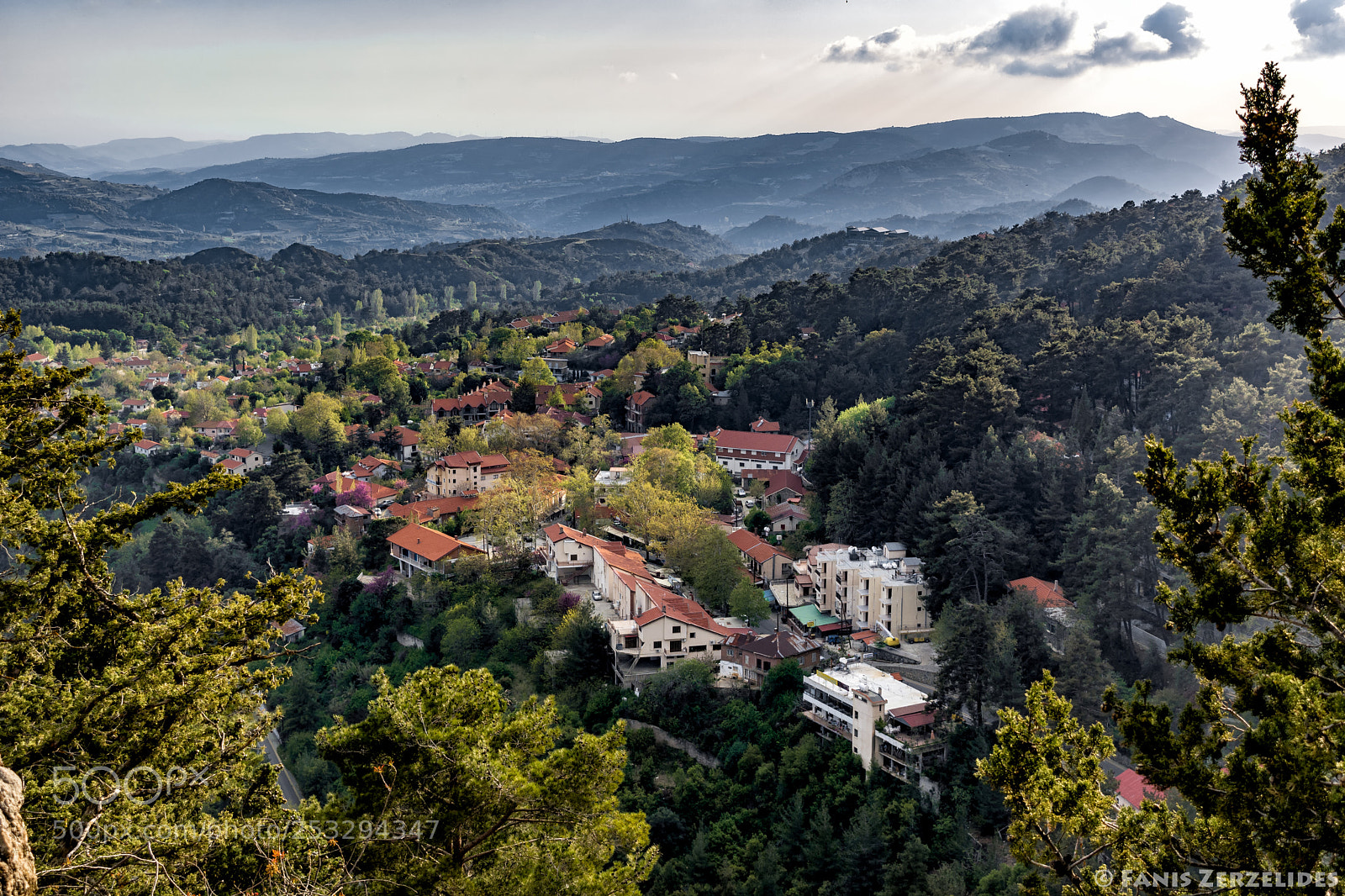 Nikon D5200 sample photo. View of platres village photography