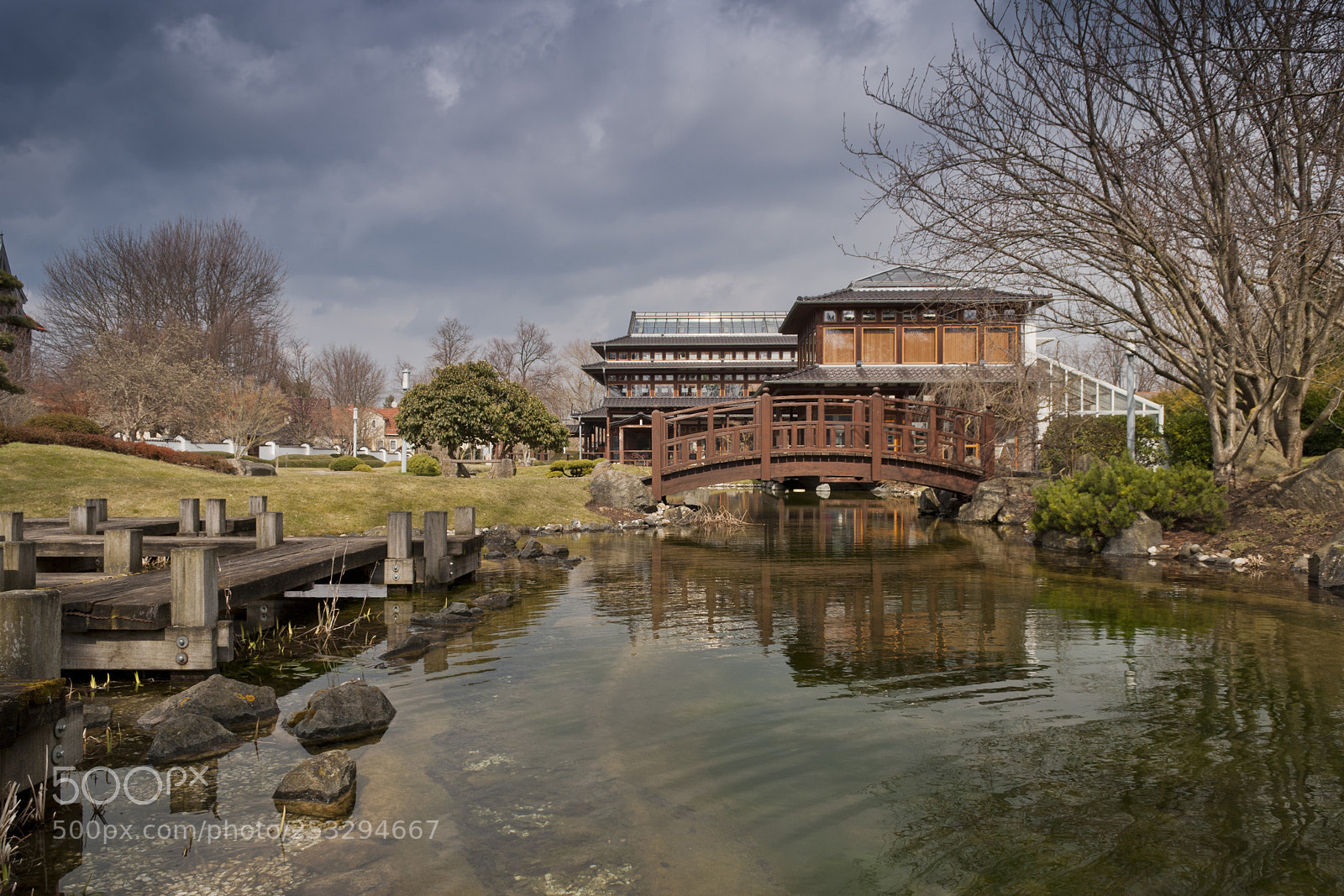 Nikon D60 sample photo. Japanese garden photography