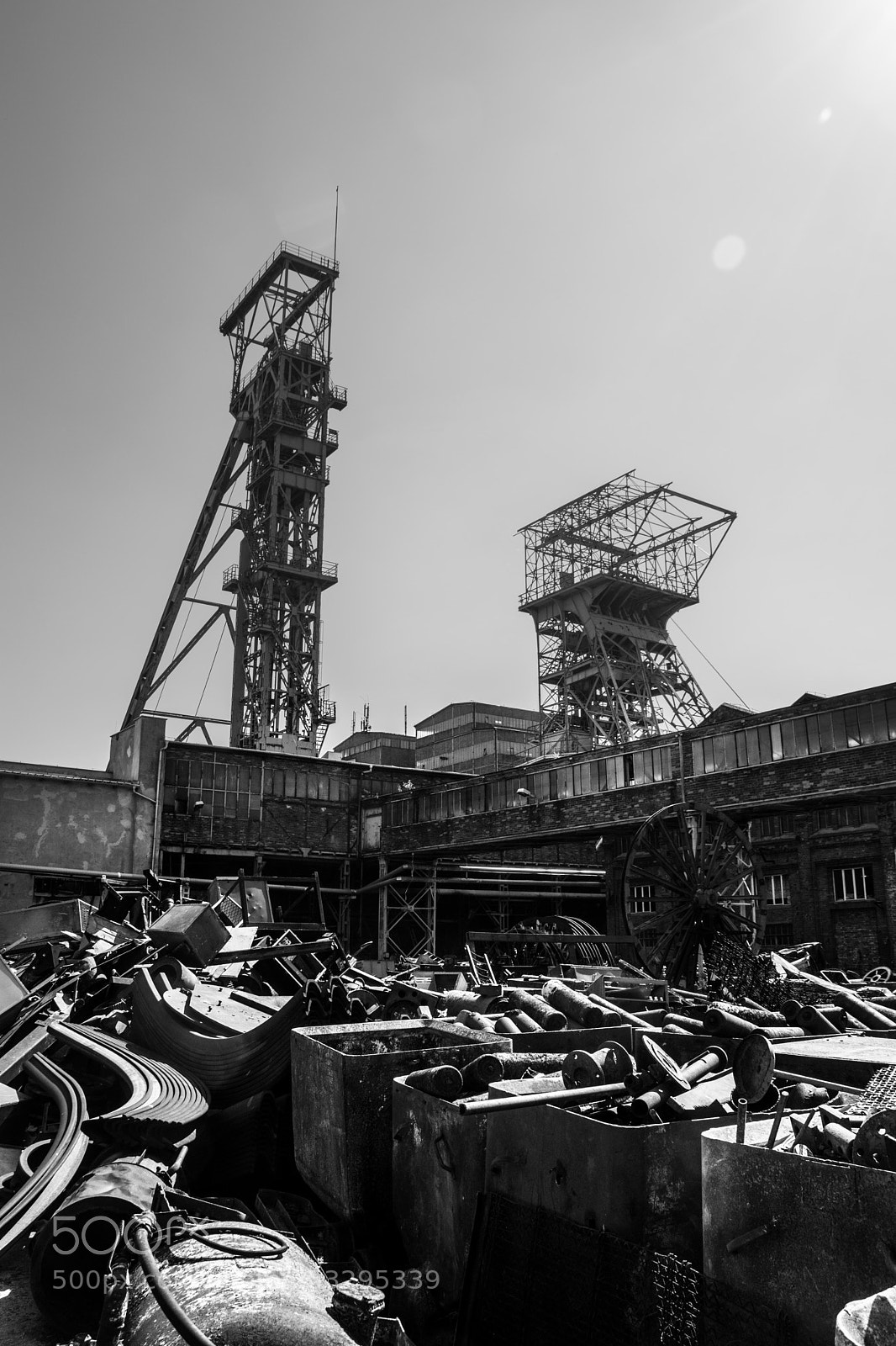 Nikon D5200 sample photo. Coal mine bytom photography