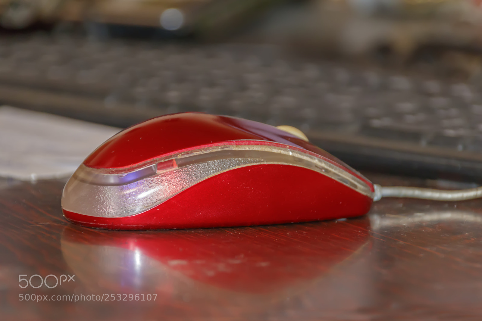 Canon EOS 80D sample photo. Red computer mouse close-up photography