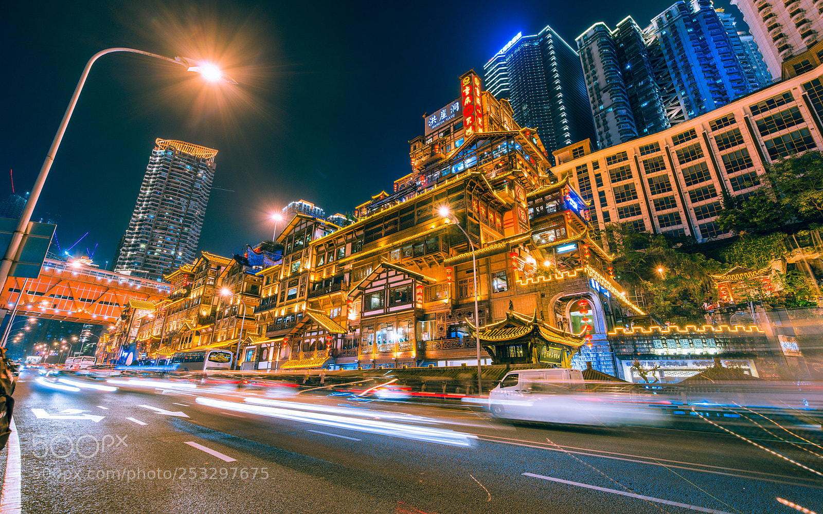 Nikon D800 sample photo. 重庆洪崖洞夜景 photography