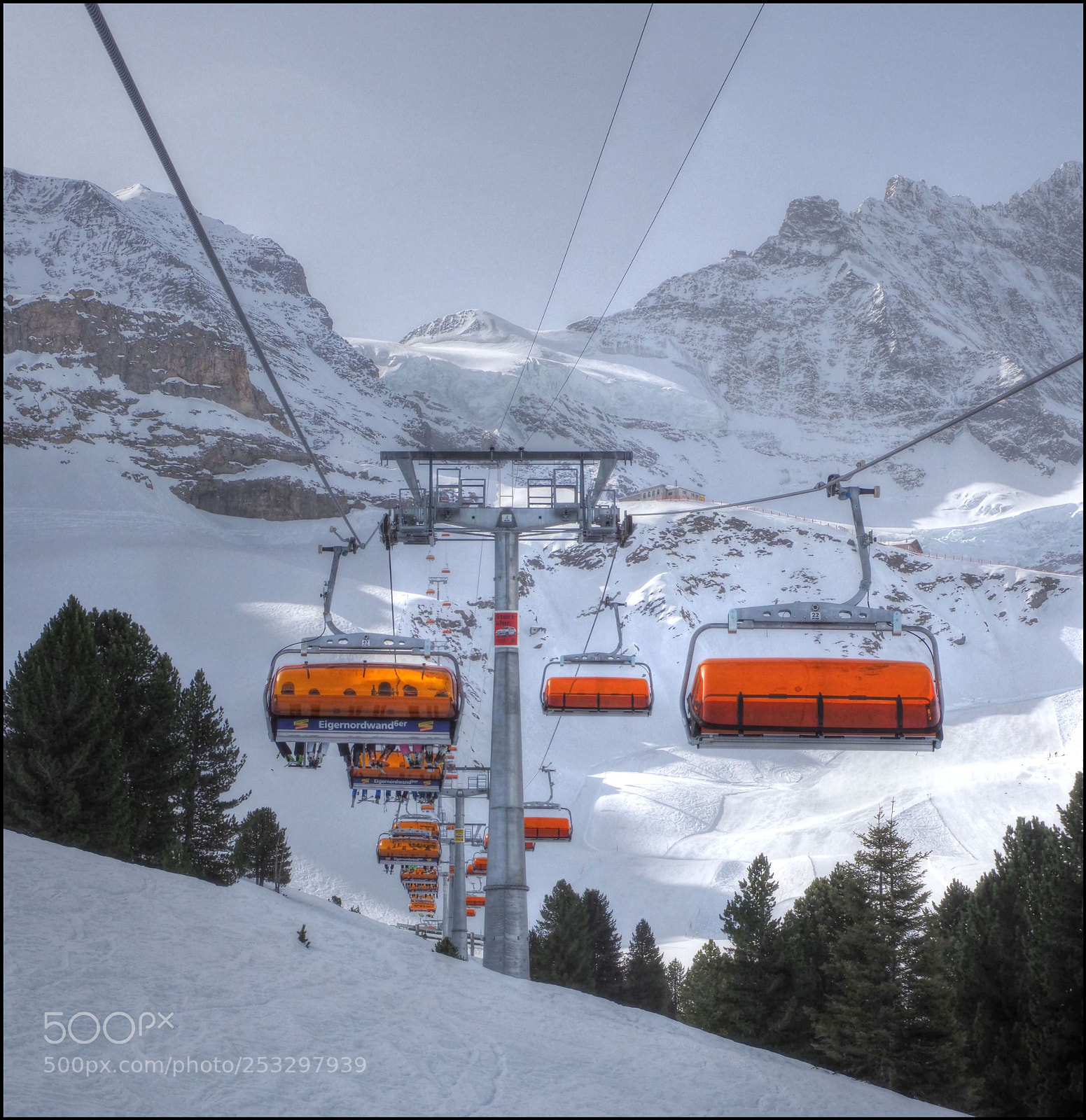 Olympus OM-D E-M1 Mark II sample photo. Eigernordwand 6er photography