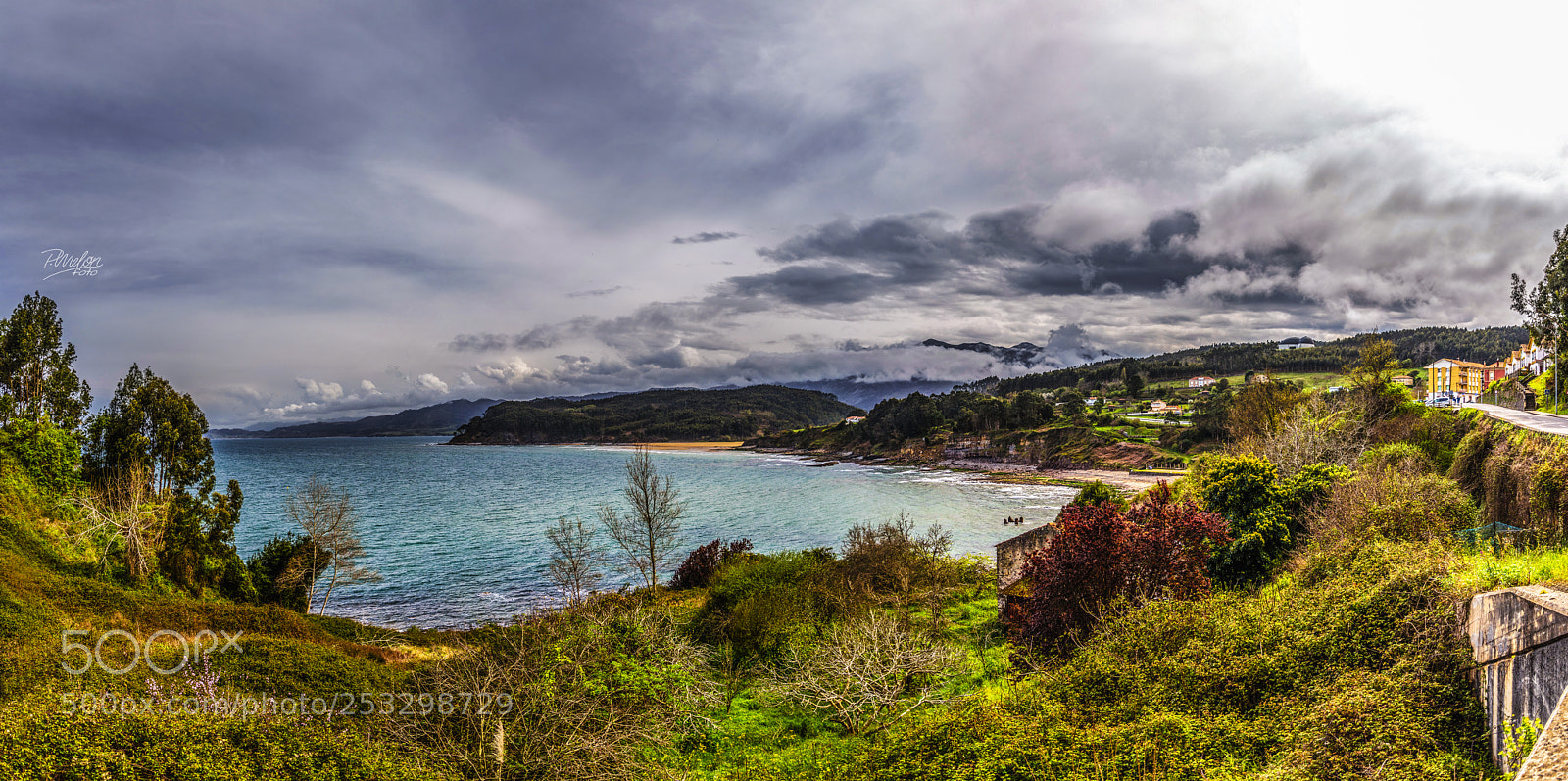 Sony SLT-A68 sample photo. Lastres - 4 images pano photography