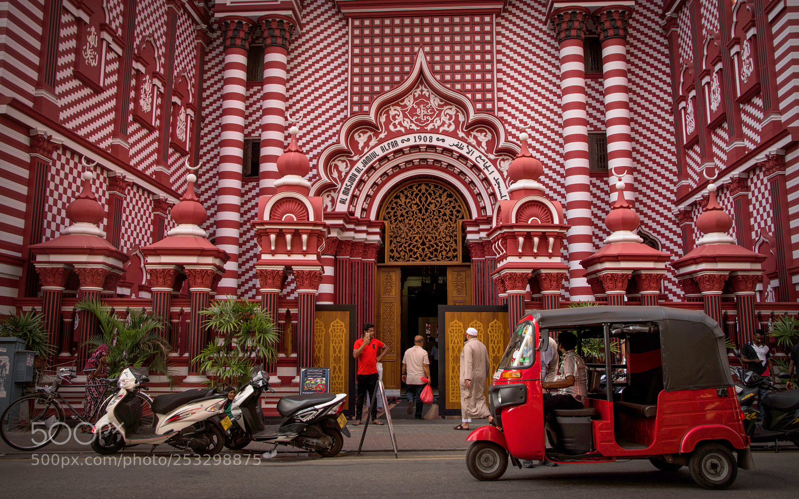 Nikon D5500 sample photo. Red mosque, colombo photography