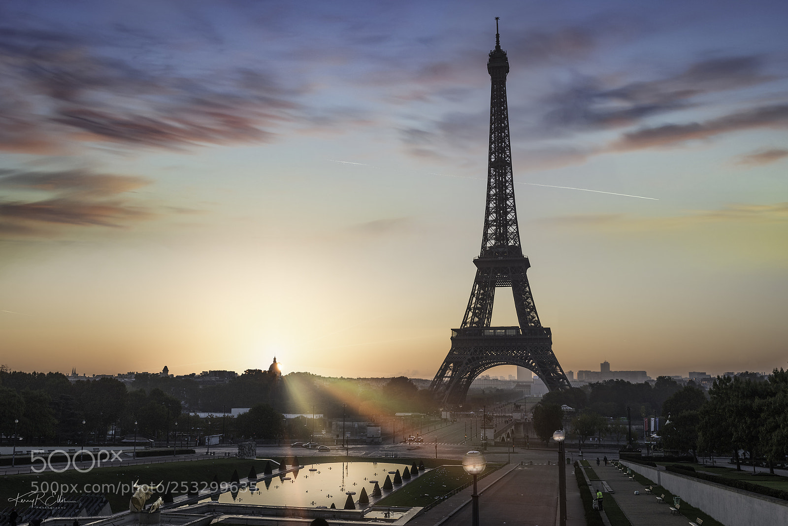 Nikon D810 sample photo. Eiffel tower sunrise photography