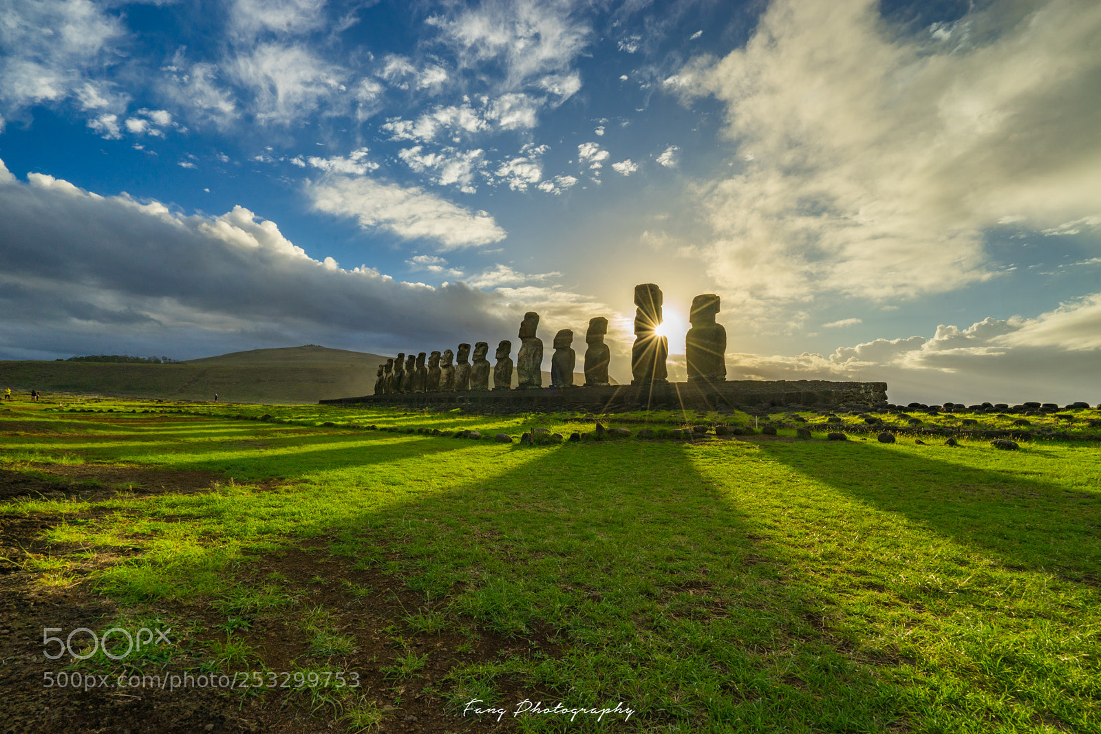 Sony a7 II sample photo. Sunrise on easter island photography