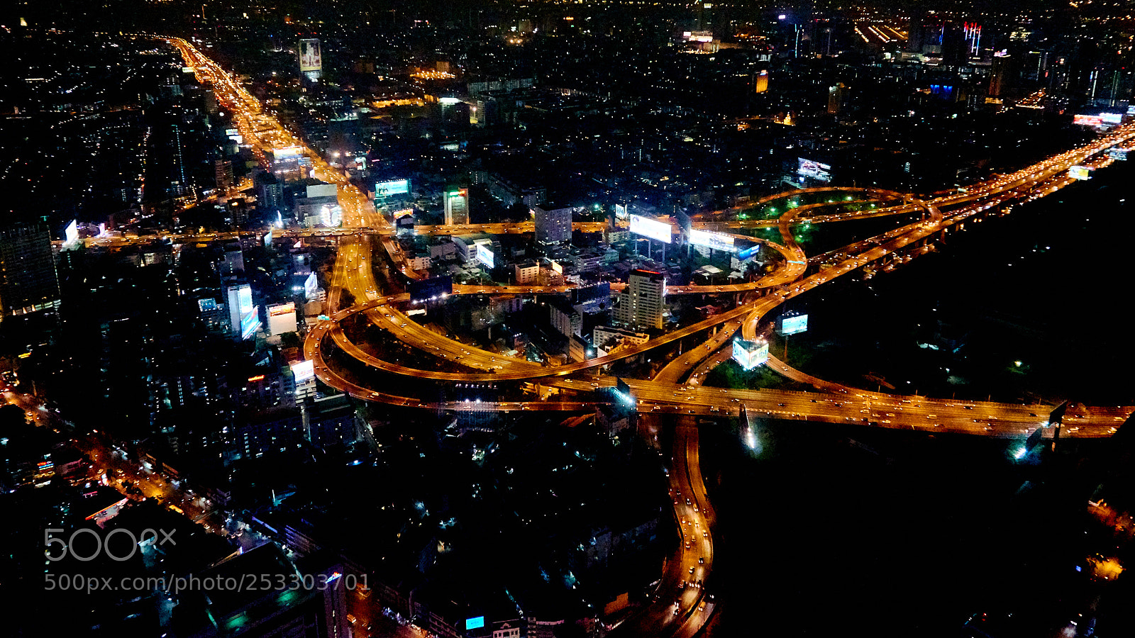 Sony a6000 sample photo. Nightscape in bangkok. photography