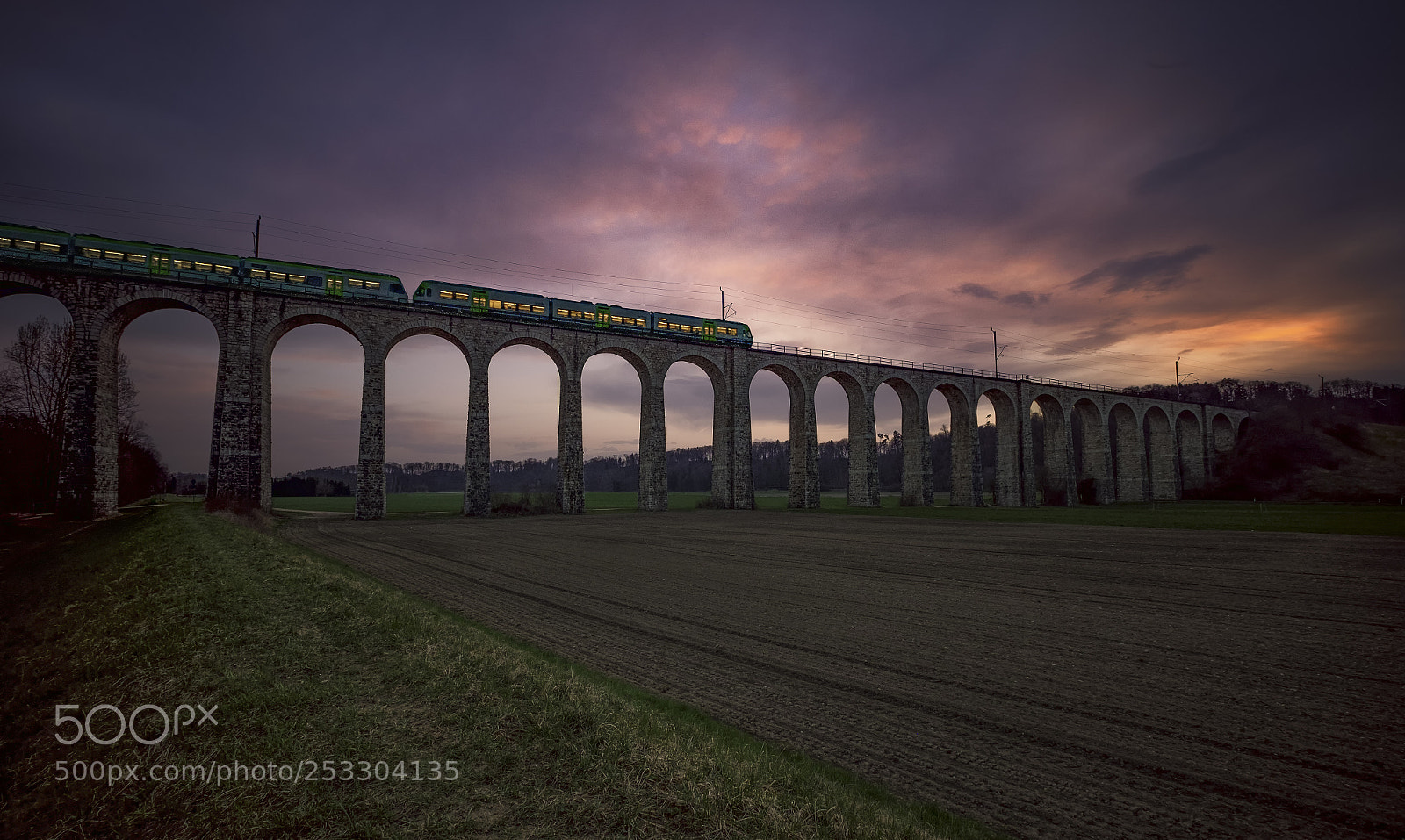 Fujifilm X-T1 sample photo. Railway viaduct photography