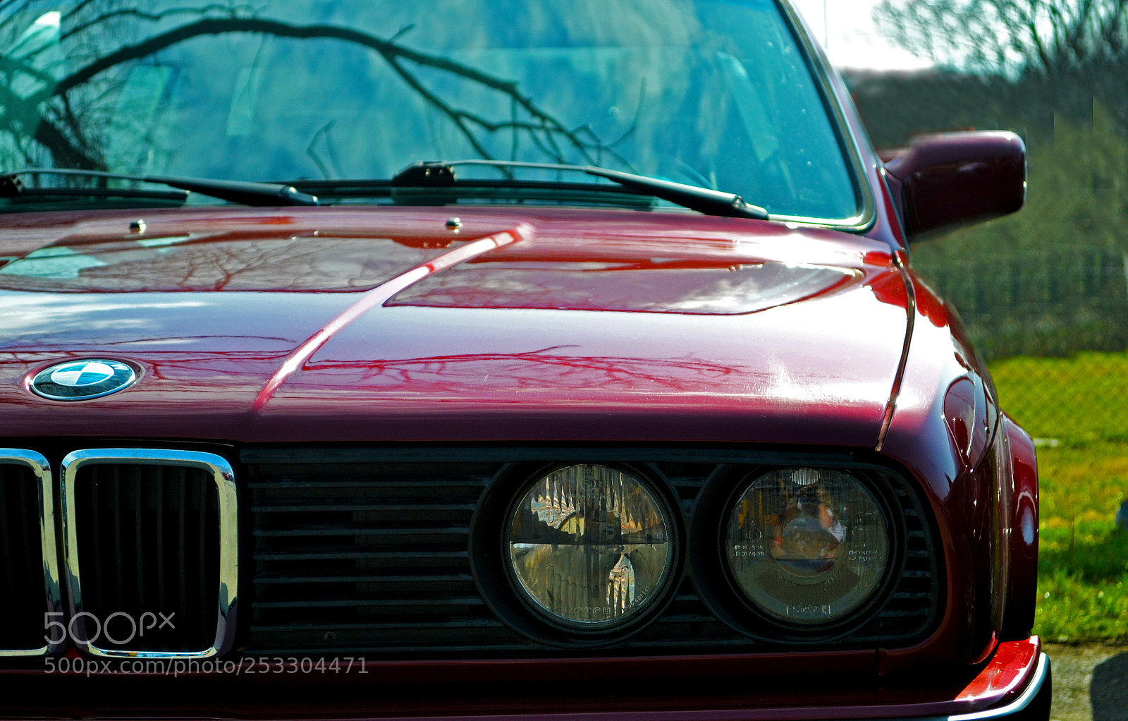 Nikon D3100 sample photo. Red car photography