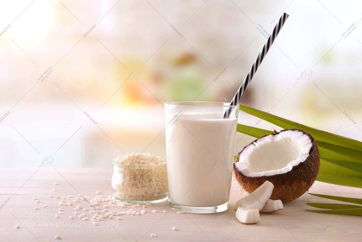 Nikon D810 sample photo. Coconut milk and rice photography