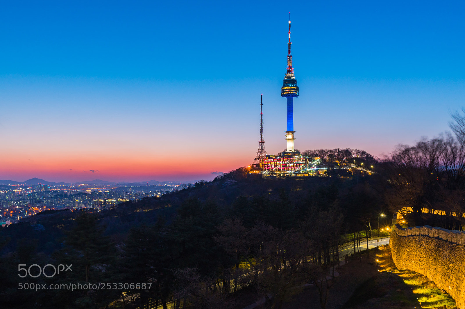 Sony a6500 sample photo. Namsan tower in seoul,south photography