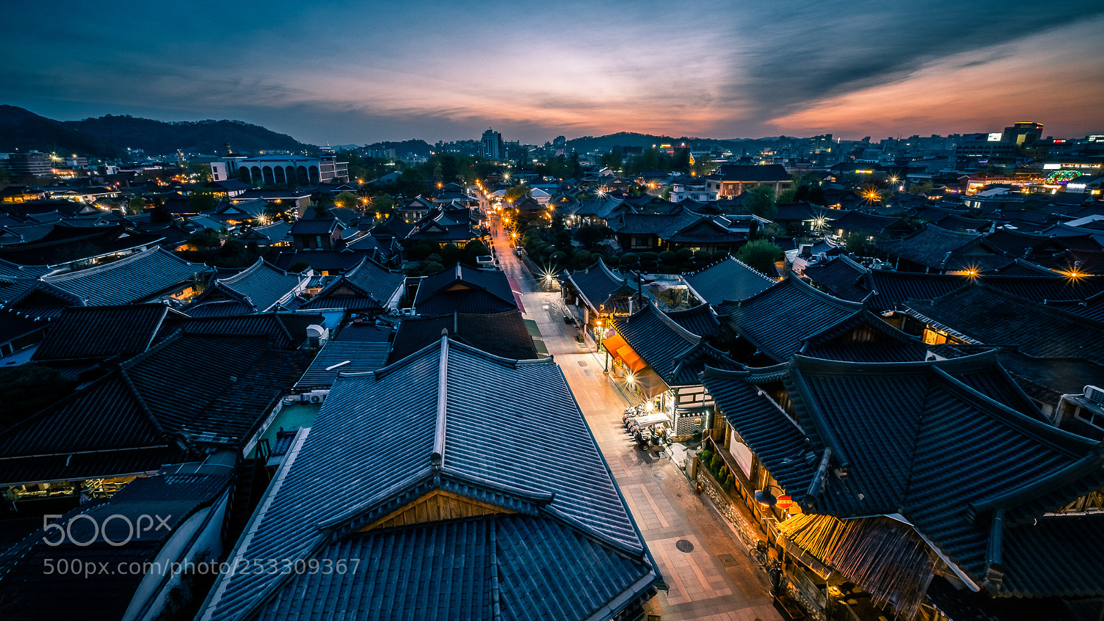 Fujifilm X-Pro2 sample photo. Sunset in jeonju photography