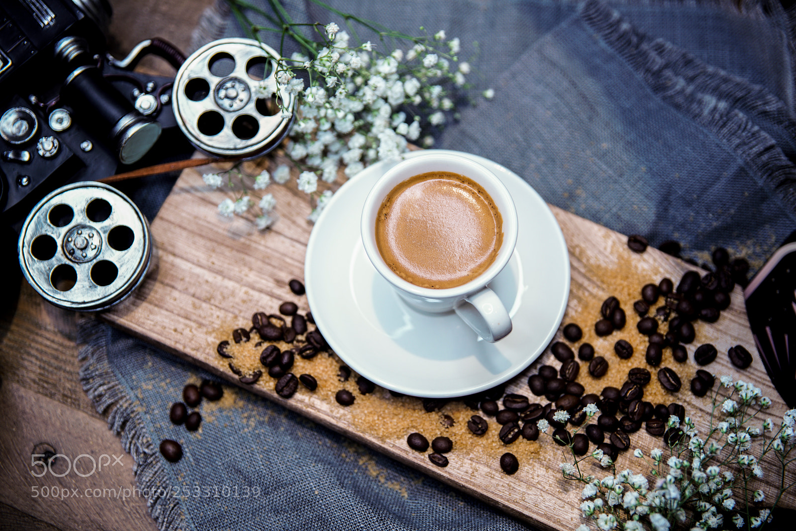 Sony a7R II sample photo. Coffee & cake photography