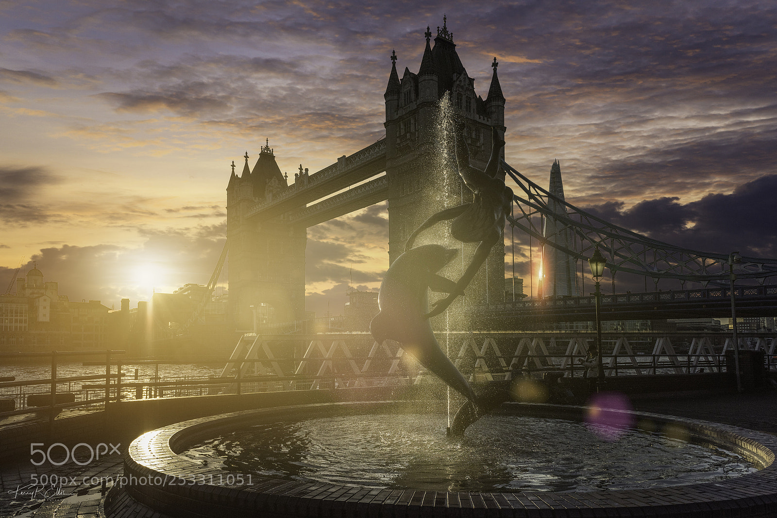Nikon D810 sample photo. Sunset in london photography