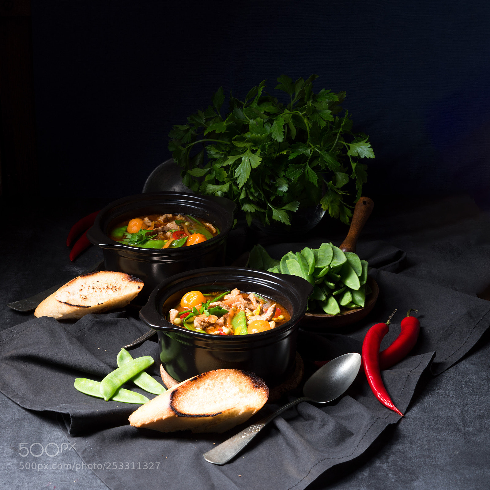 Nikon D810 sample photo. Strips of pork with photography