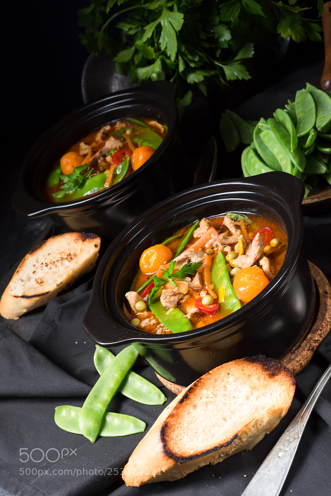 Nikon D810 sample photo. Strips of pork with photography