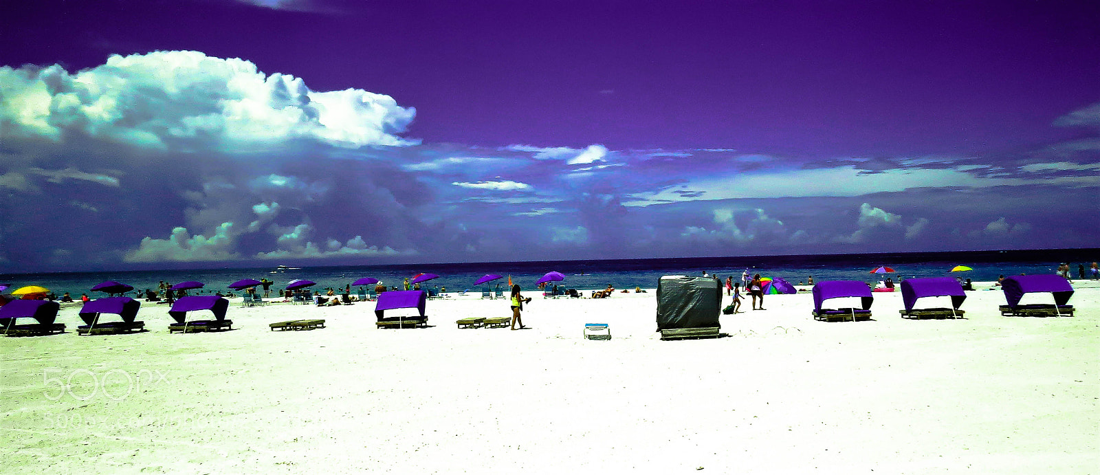 Canon PowerShot SX50 HS sample photo. Beach clouds photography