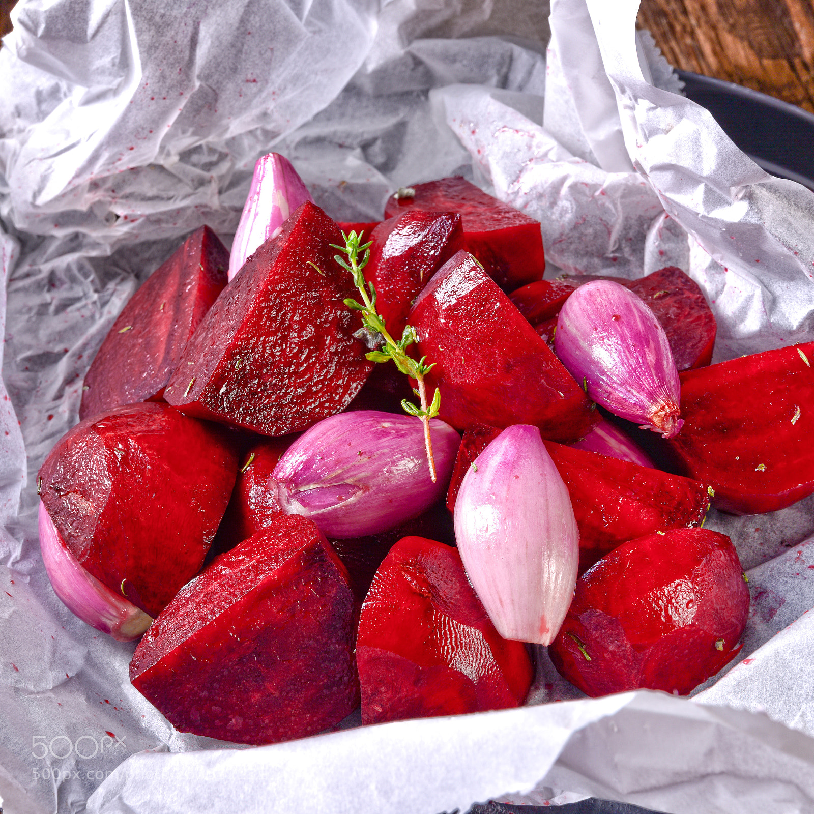 Nikon D810 sample photo. Oven baked red beets photography