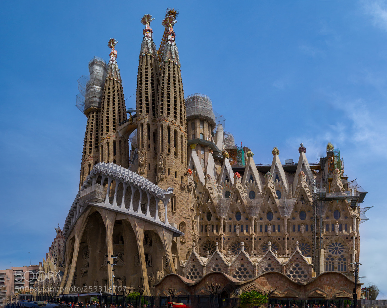 Nikon D3100 sample photo. Sagrada familia gaudi photography