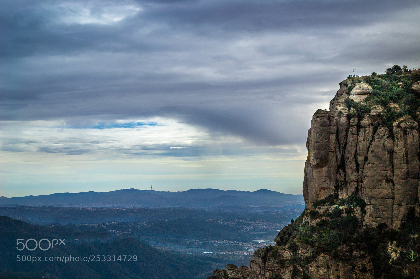 Nikon D3100 sample photo. Montserrat y el tibidabo photography