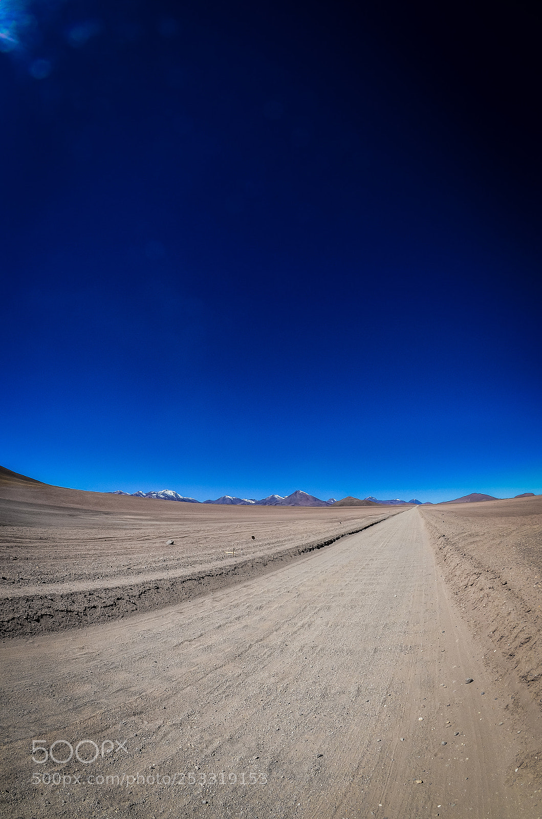 Nikon D7000 sample photo. Atacama infinite road photography