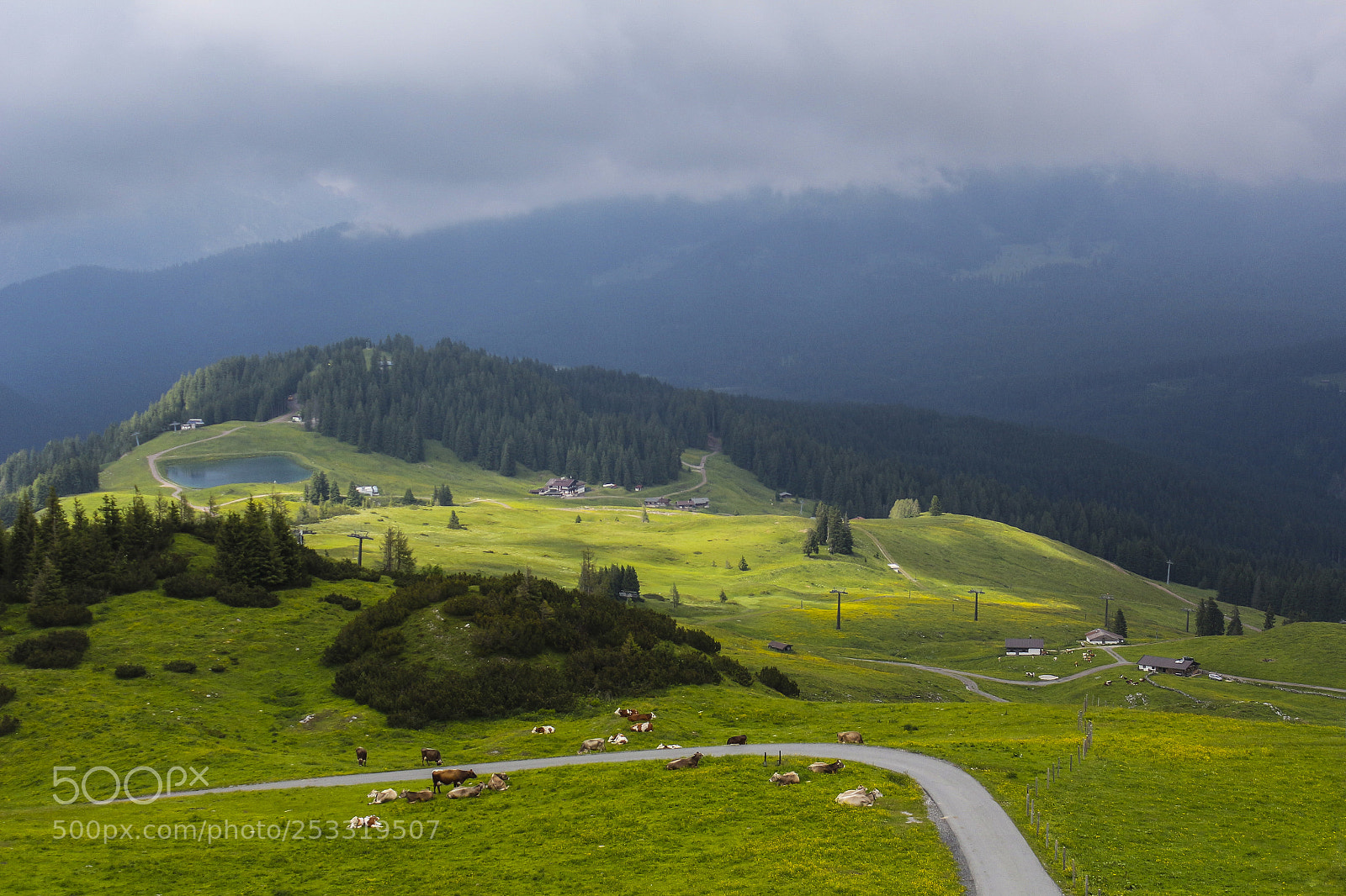 Canon EOS 650D (EOS Rebel T4i / EOS Kiss X6i) sample photo. Mountain pasture in austria photography