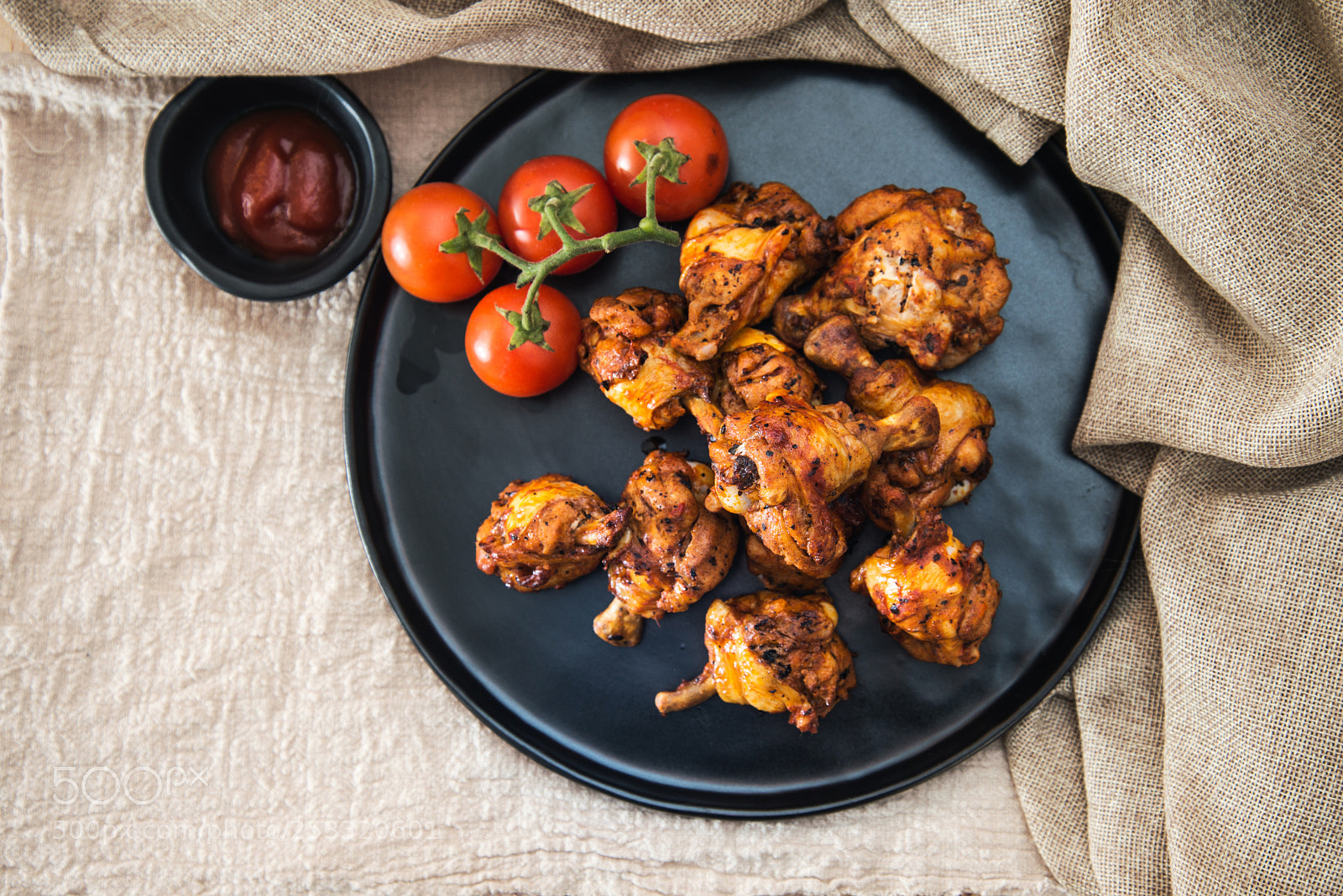 Nikon D800 sample photo. Roasted sleeves chicken with photography